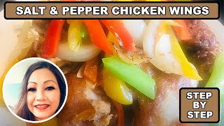 Salt and Pepper Chicken Wings  Salt Pepper Chicken Wings Recipe [upl. by Cressy]