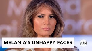 All Of Melania Trumps Unhappy Faces [upl. by Ttsepmet]