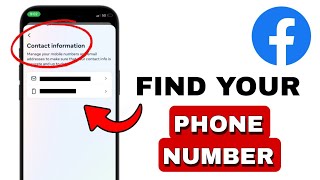 How to Find Phone Number on Facebook 2024  iPhone amp Android  Quick And Easy Tutorial [upl. by Nednerb]