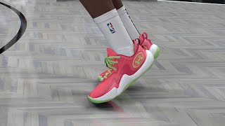 NBA 2K24 Next Gen Shoe Creator  Under Armour Spawn 5 quotStrawberry Shortcakequot [upl. by Perlie]