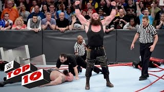 Top 10 Raw moments WWE Top 10 Apr 17 2017 [upl. by Suoiradal]