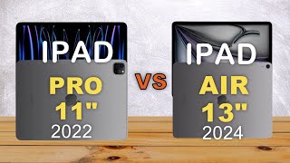 Apple iPad Pro 11quot vs iPad Air 13quot 2024 WiFi  Comparison  Differences [upl. by Danais298]