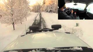 How to Snowplow a Driveway [upl. by Oramlub]