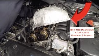 BMW N52 Valve Cover Removal And Gasket Change Step By Step [upl. by Byrom946]