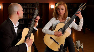 Kupinski Guitar Duo plays Oriental by Enrique Granados [upl. by Teik80]