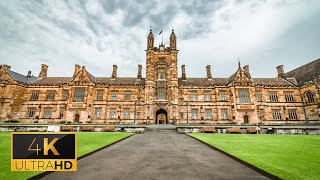 The University of Sydney Campus Tour  Sydney Australia Walking Tour  4K Ultra HD [upl. by Conlin318]