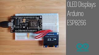 Using OLED displays with ArduinoESP8266 [upl. by Eimile]