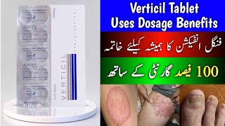 Verticil Tablet 125Mg Uses In Urdu  Verticil Anti Fungal Tablet [upl. by Nayllij]