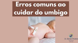 Cuidados com o umbigo do recém nascido [upl. by Roselane866]