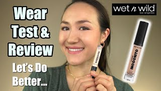 Wet n Wild Incognito Concealer  Wear Test amp Review [upl. by Bari492]