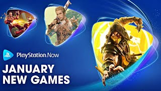 PLAYSTATION NOW NEW GAMES JANUARY 2022  PS NOW JANUARY 2022 [upl. by Ario]