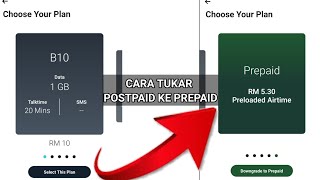 Cara Tukar Postpaid Plan B10 XOX Black Bill Kepada Prepaid OneXOX Biasa [upl. by Teriann169]