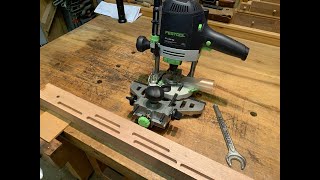 Festool OF 1400 Router  Getting a Grip and Some Test Cuts [upl. by Yecart]