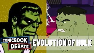 Evolution of Hulk in Cartoons in 14 Minutes 2017 [upl. by Modern933]