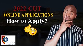 How to apply online at Central University of Technology for 2022 Easy [upl. by Nossila]