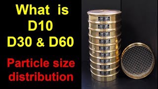 what is D10 D30 amp D60  Particle size distribution [upl. by Arok]