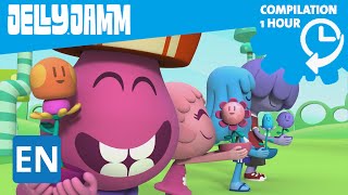 Jelly Jamm English 1Hour Compilation Ep6872 Cartoons in English for kids [upl. by Nimsaj841]