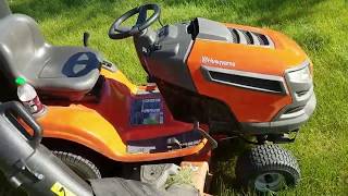 Husqvarna 54 inch Riding Mower Review [upl. by Ociral344]