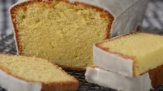 Lemon Frosted Pound Cake Recipe Demonstration  Joyofbakingcom [upl. by Yekciv]