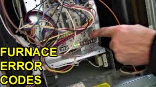 Furnace Error Fault Code Lights  Repair Troubleshoot Fix Diagnose [upl. by Asit]