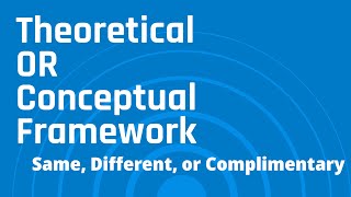 Understanding Theoretical and Conceptual Framework  Different Similar or Complementary [upl. by Ytsirt]