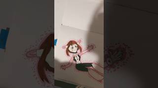 Drawing Ochaco Uraraka drawing mha myheroacademia ochacouraraka uraraka animeart miku [upl. by Alexandro]