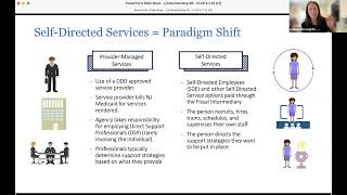 Sharing Possibilities in SelfDirection Using Supports Brokerage for Self Directed Services [upl. by Jabon]