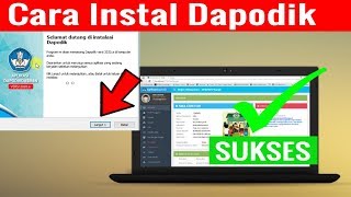 Cara Instal Aplikasi Dapodik Terbaru [upl. by Suiratnauq]