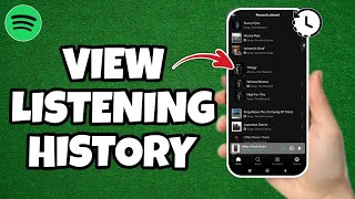 How to View Spotify Listening History  Quick Tutorial 2024 [upl. by Skiba]