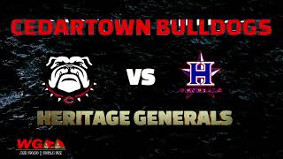 BASEBALL Cedartown Bulldogs at Heritage Generals [upl. by Anoved241]