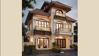 MODERN INDIAN DUPLEX HOUSE FRONT ELEVATION DESIGN  Part 1 [upl. by Ohara]