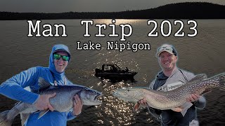 Lake Nipigon  7 days of fishing in the Forgotten Great Lake  Man Trip 2023 [upl. by Garreth210]