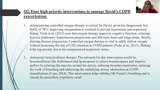 Davids COPD exacerbation Presentation [upl. by Robinett]