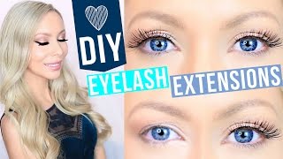 DIY Eyelash Extensions [upl. by Otirecul318]