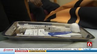 Tulsa Health Department Distributes Hundreds Of COVID19 Vaccines [upl. by Teyugn370]