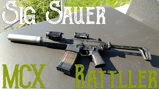 Sig Sauer MCX Rattler 300 blk sbr suppressed [upl. by Goltz]