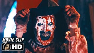 TERRIFIER 2  Art VS Sienna Part One 2022 Movie CLIP HD [upl. by Yelloh]