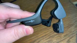 Hardware Review  Aftershokz Air Bone Conduction Bluetooth Headset [upl. by Auqinimod8]