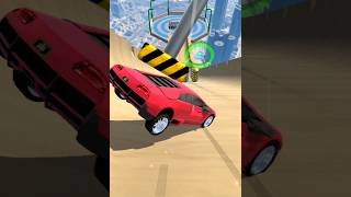 Lamborghini Car Crashing 17  Mega Car Crash Simulator  shorts gaming mysterxgaming [upl. by Essirehc]