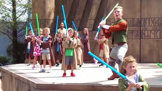 Disney 2017 Trip Jedi Training [upl. by Ydeh600]