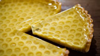 How to make Honeycomb Honey amp Lemon Jelly Tart cake [upl. by Enirod]