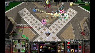 Warcraft 3  Footmen Frenzy  Footies  Demon Hunter Win [upl. by Lotz]