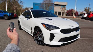 2022 Kia Stinger GT2 AWD Start Up Exhaust Test Drive and Review [upl. by Alekin]