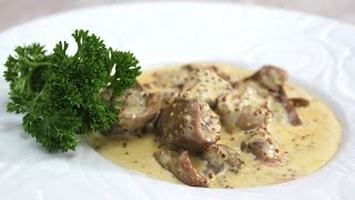 Rognon de veau à la moutarde [upl. by Olaf]