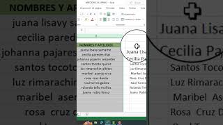 EXCEL  como colocar la primera letra en Mayúscula con Excel ovejatec [upl. by Longfellow]