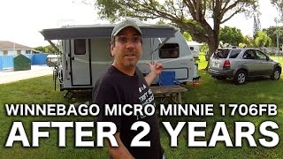 Winnebago Micro Minnie 1706FB review after two years [upl. by Susumu]