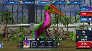 Maxing PELECANIPTERYX Hybrid jurassicworld jurassicworldthegame [upl. by Sammie371]