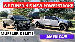 201720182019 F250F350 How to MUFFLER DELETE and tune with ez lynk [upl. by Mcneely]