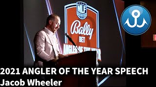 Major League Fishing Angler of the Year Speech  Jacob Wheeler [upl. by Alet936]