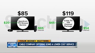 Cable company offers lower cost service [upl. by Zoila]